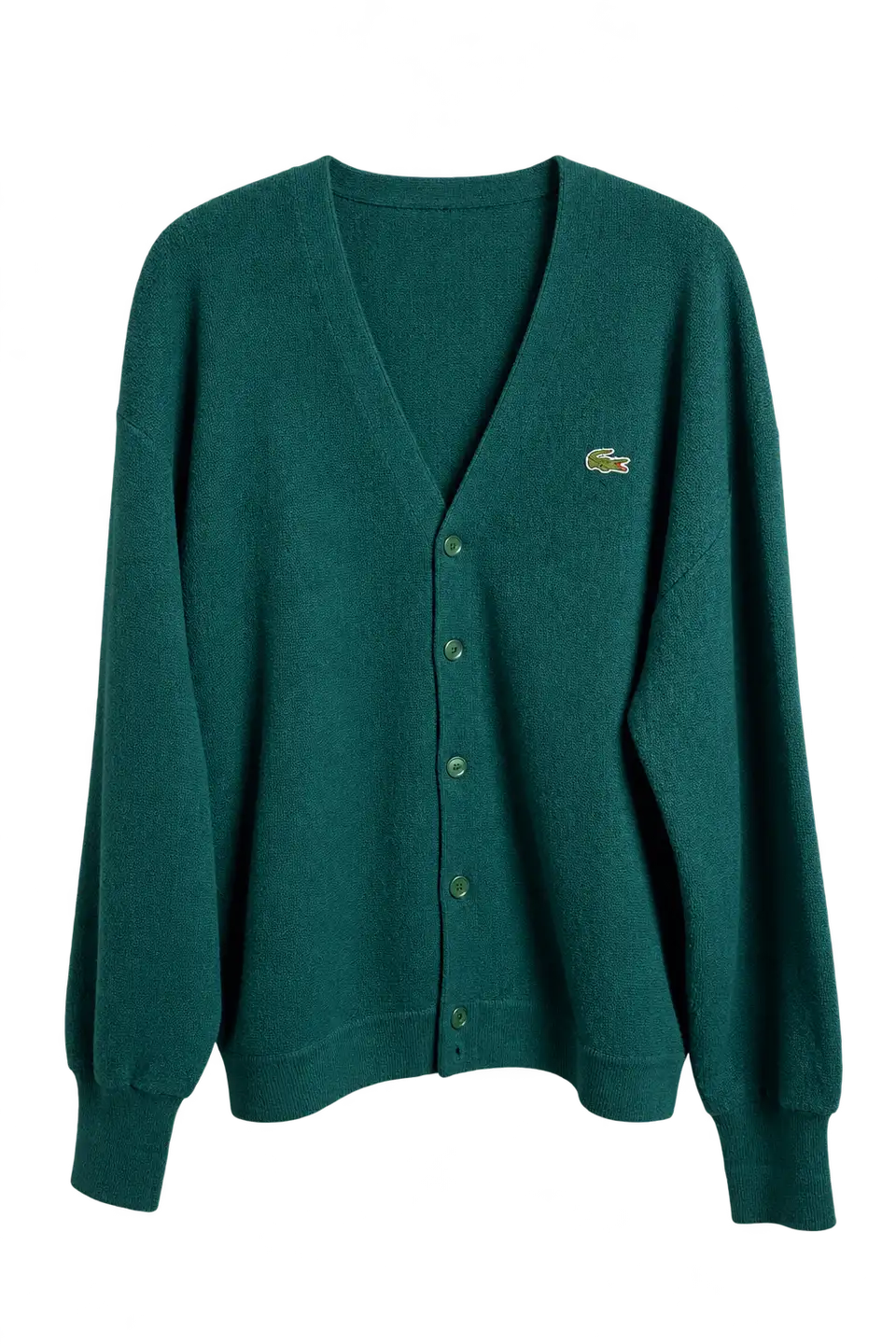 Cardigan Lacoste vert