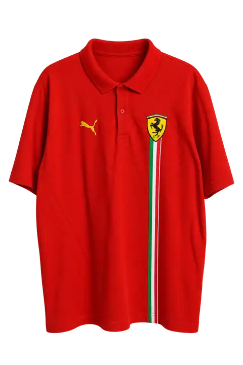 Puma — Polo Puma x Ferrari rouge
