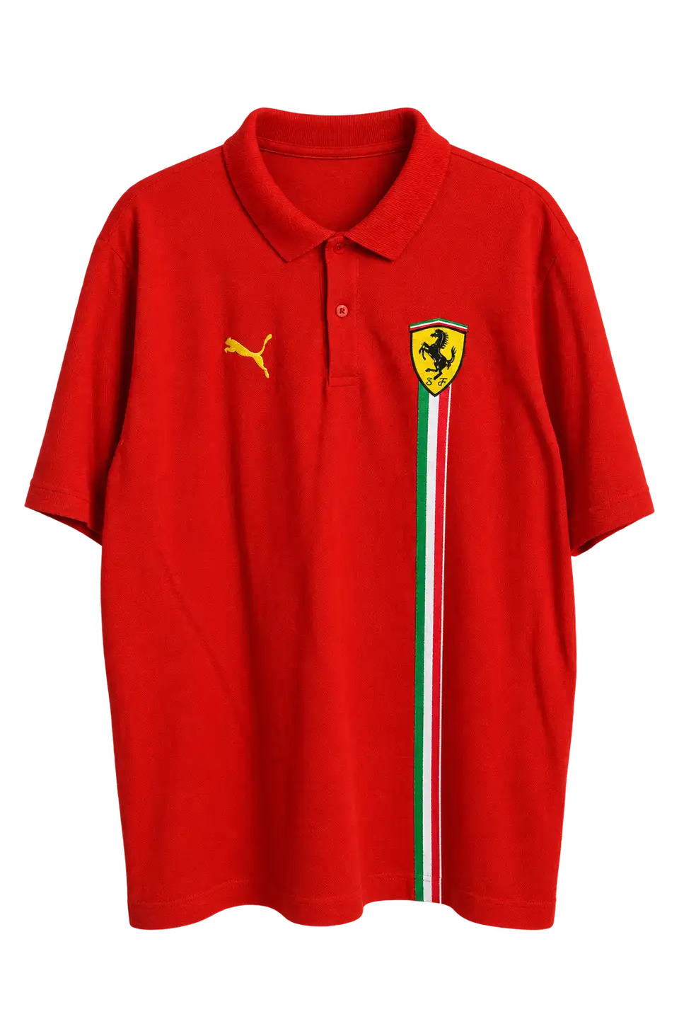 Polo Puma x Ferrari rouge