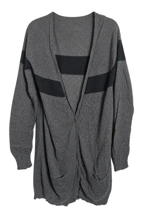 Pomandère — Cardigan long Pomandère gris