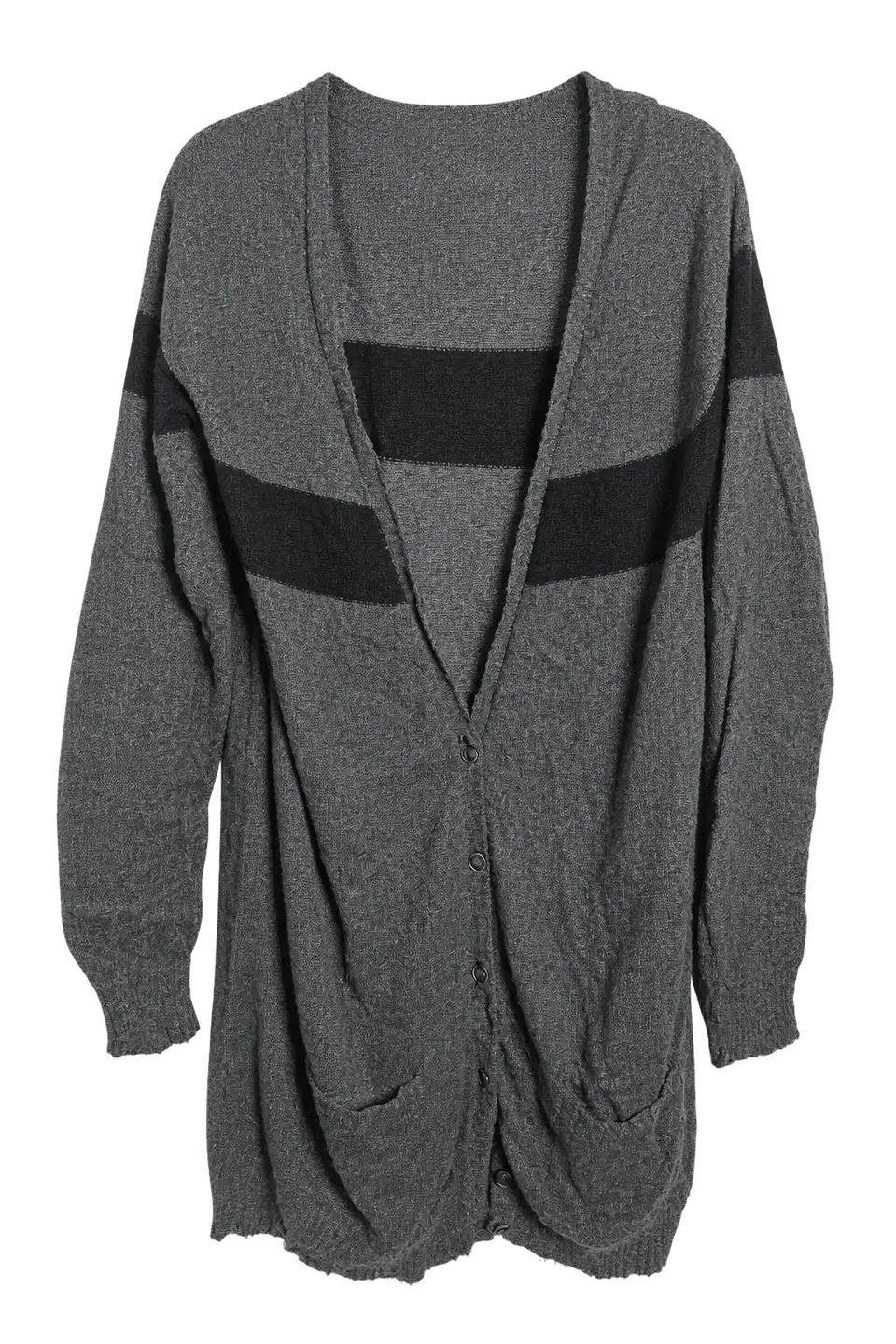 Cardigan long Pomandère gris
