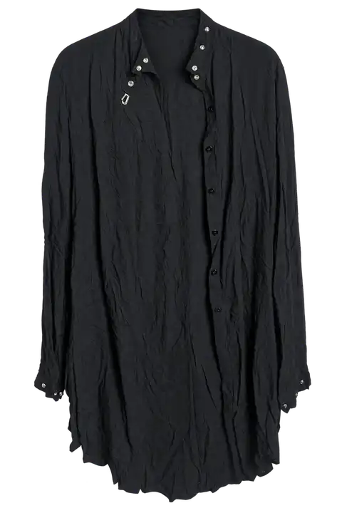 VERSACE JEANS — Chemise longue Versace Jeans noire