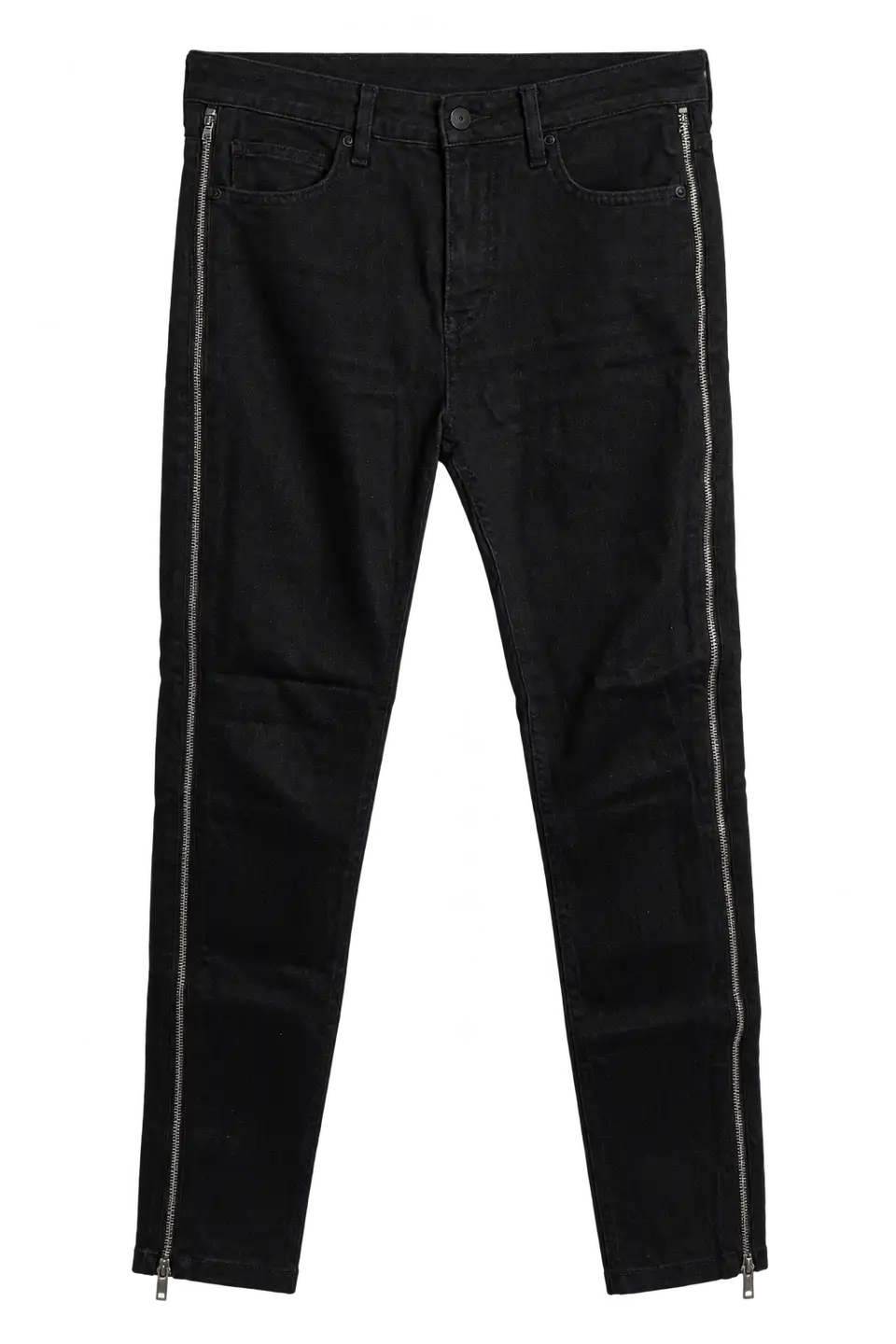 Jean MCQ noir à zips latéraux