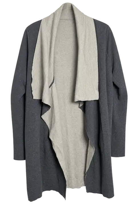 Vince — Cardigan long Vince gris et beige