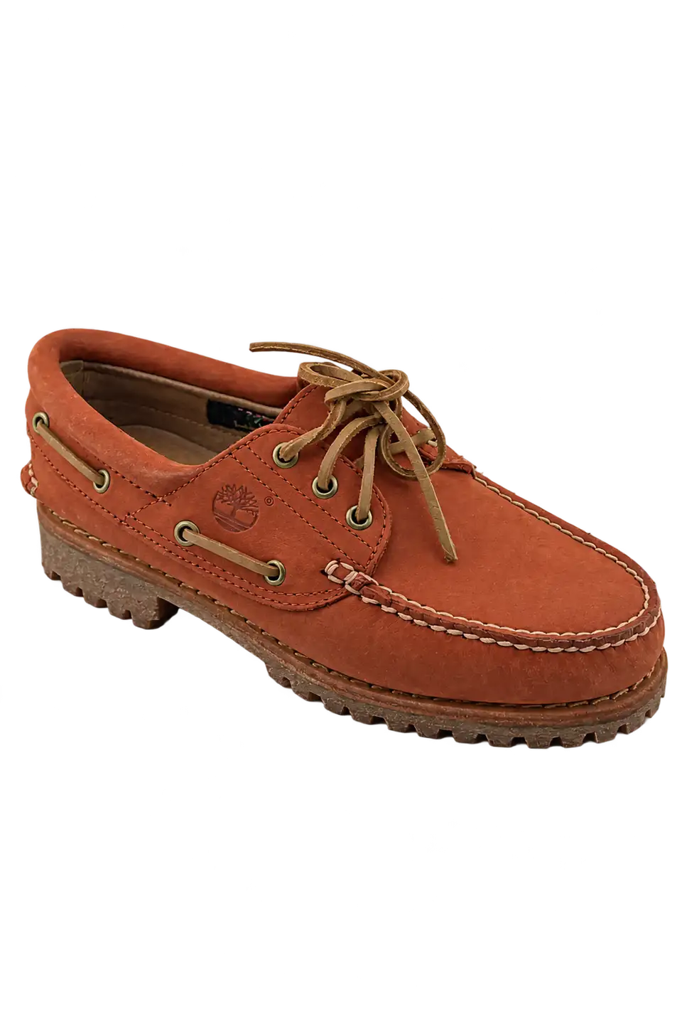 Mocassins orange brun