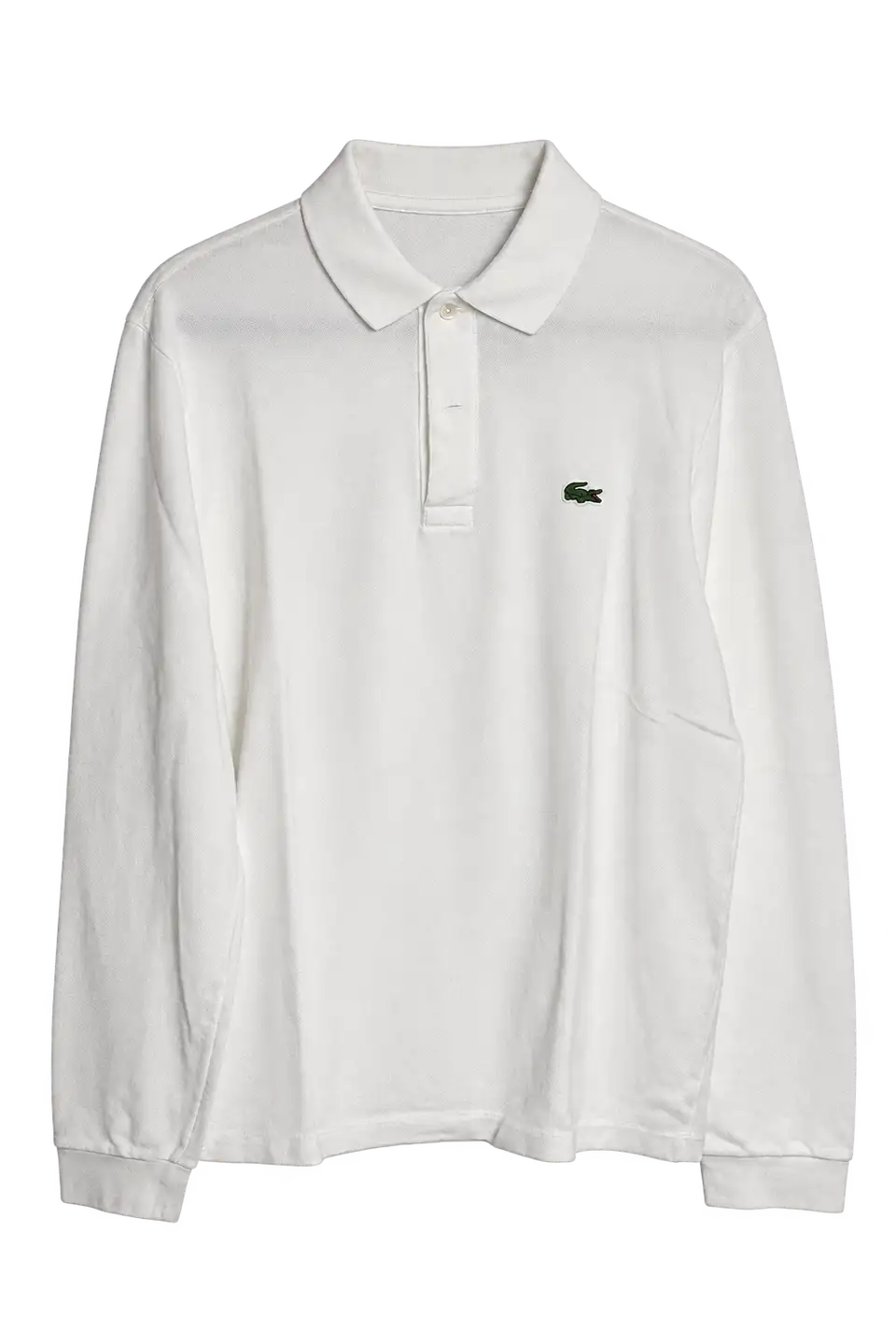 Polo longue manche blanc