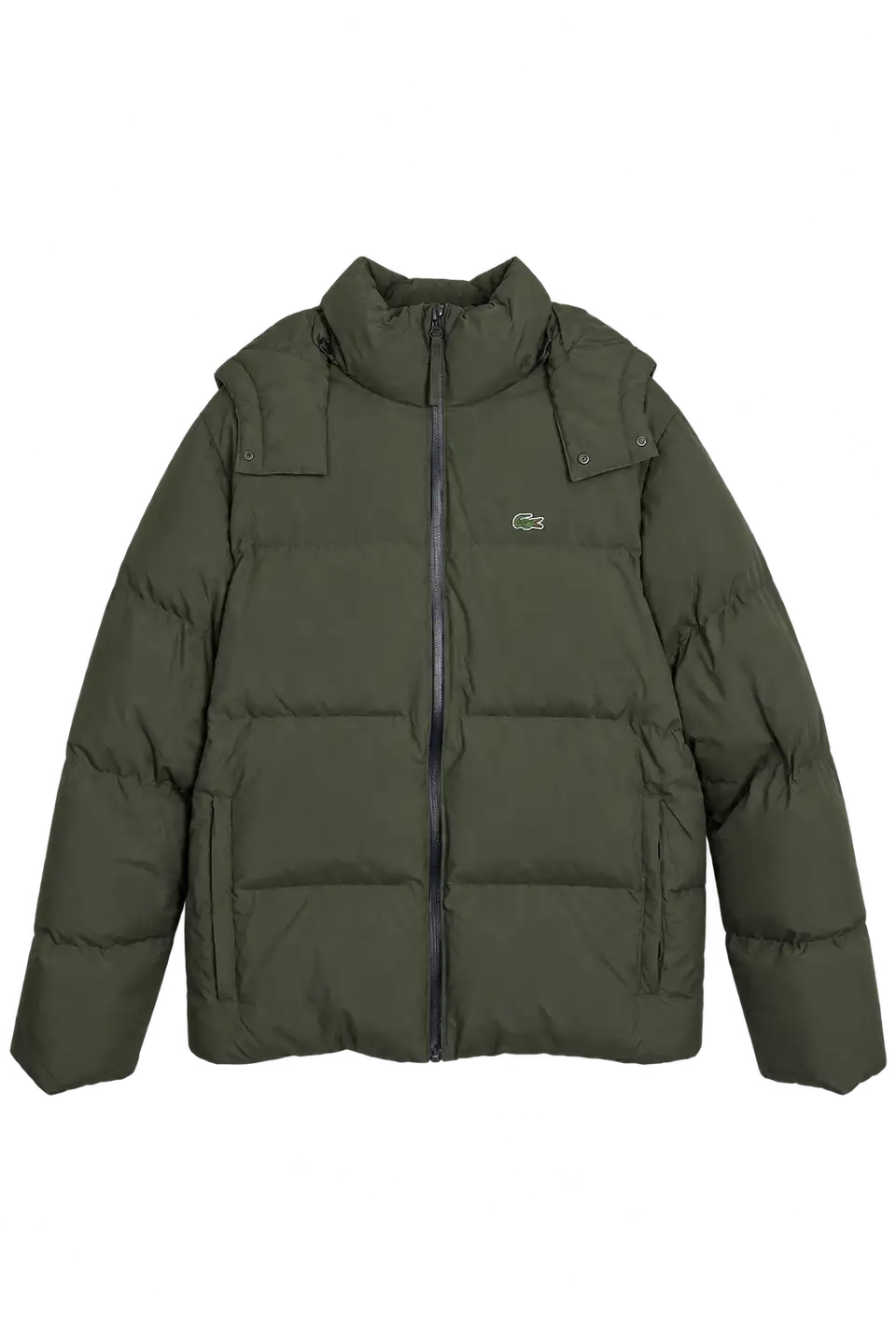 Doudoune vert kaki Lacoste