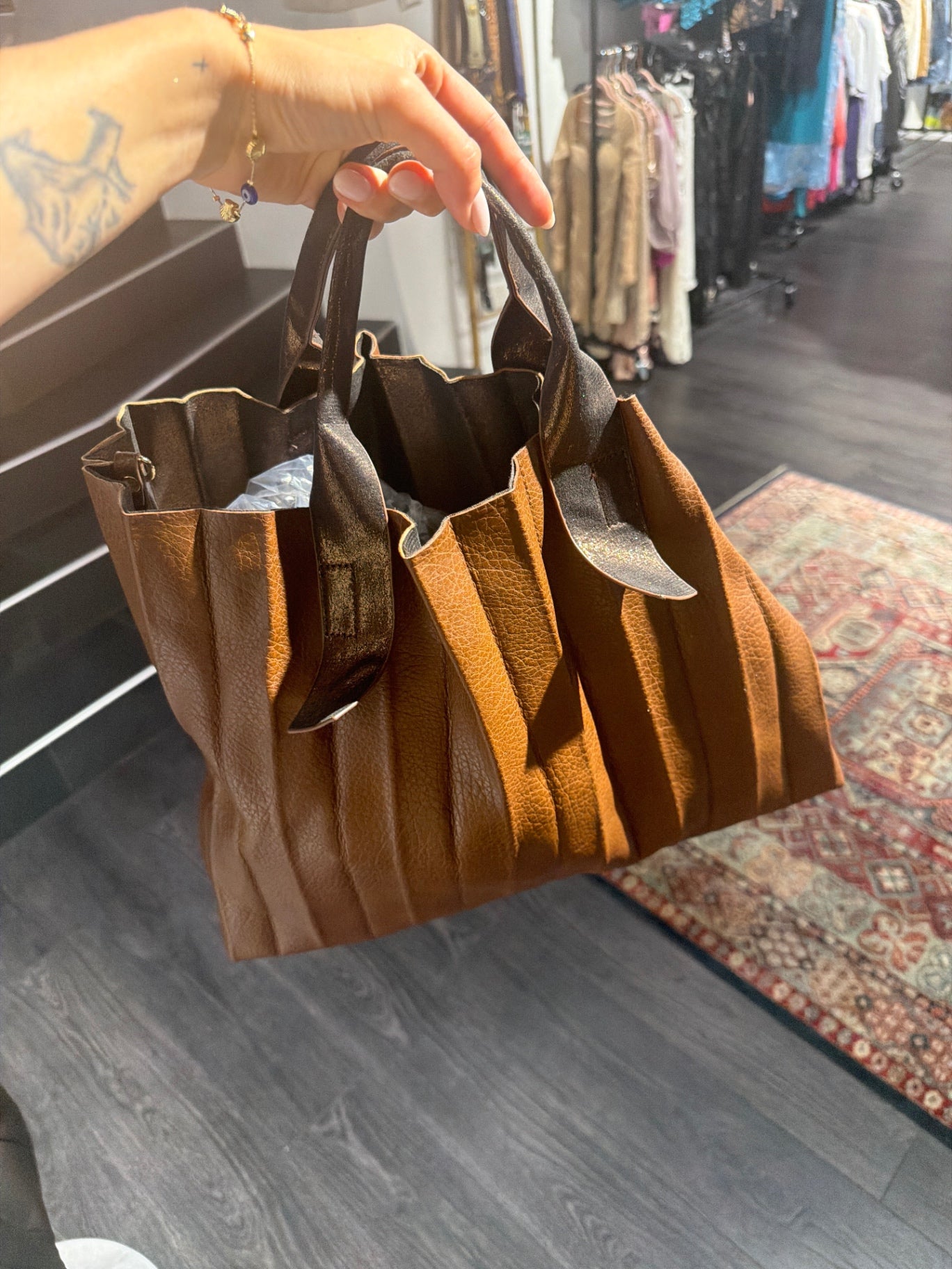 TRVBE — Handbag Medium Brown